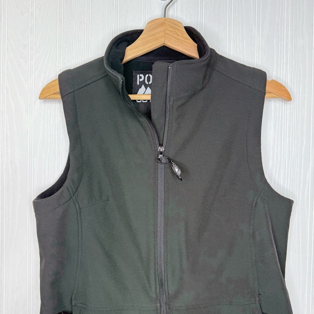 Powder River Outfitters black fleece lined athletic vest size M - Picture 2 of 10